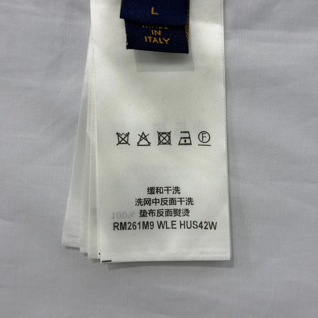 루이비통 모노그램 엠보싱 코튼 긴팔 셔츠 상세 이미지 9