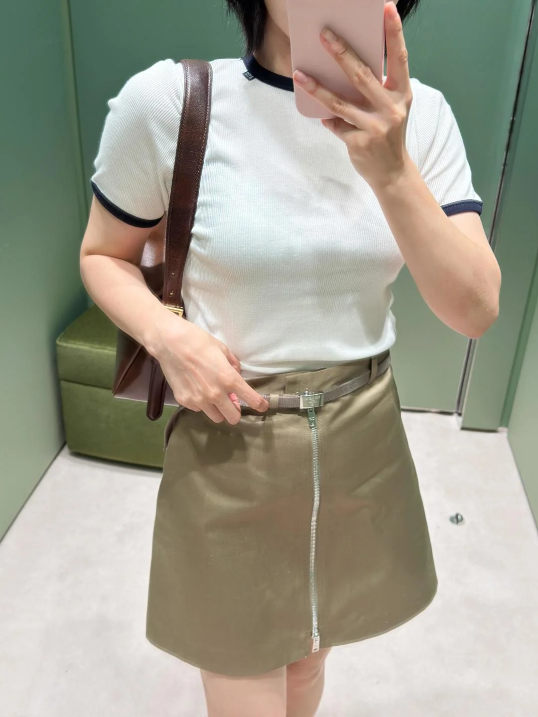프라다 여성 반팔 티셔츠 상세 이미지 10