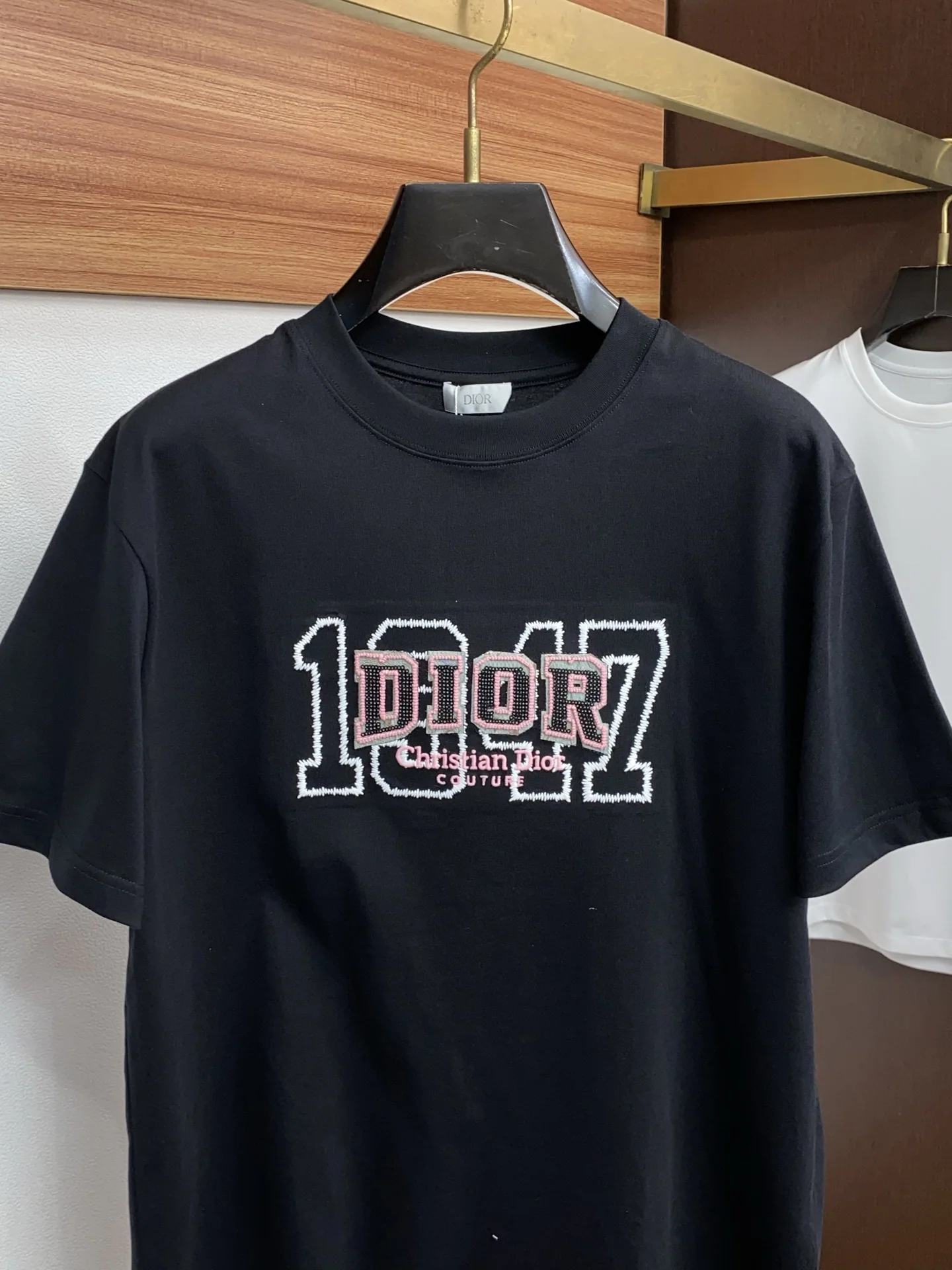 디올 코튼 크루넥 남성 반팔 티셔츠 상세 이미지 2