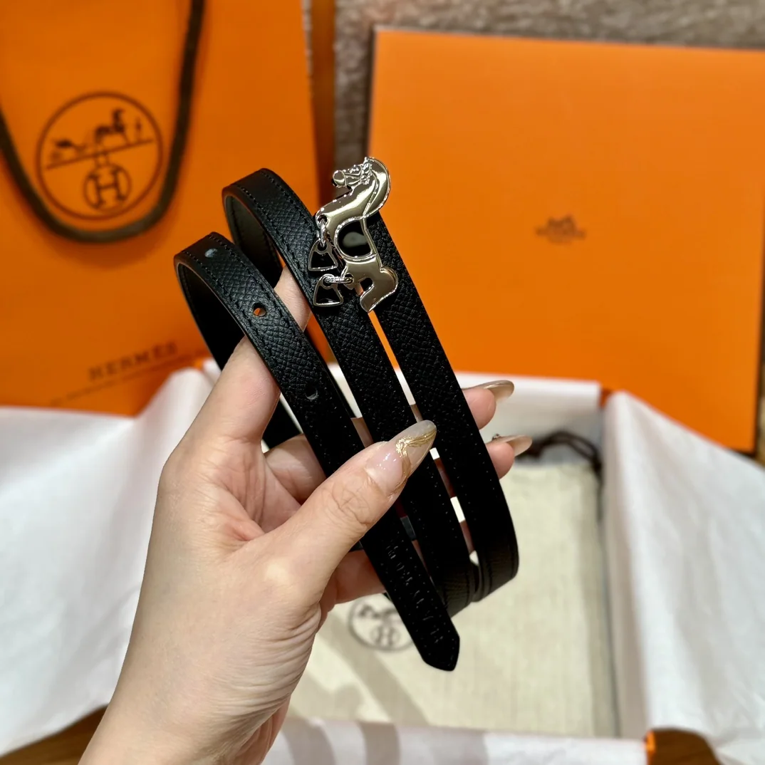 에르메스 그레나인 양면 가죽 벨트 175428