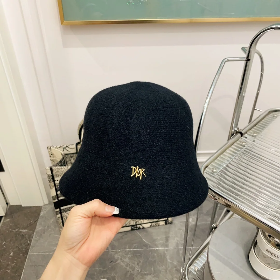 디올 알파카 울 버킷 햇 상세 이미지 5