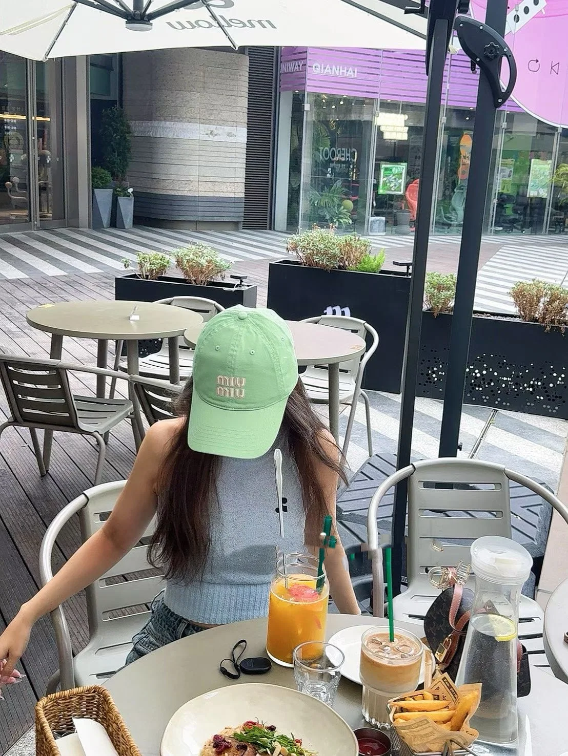 미우미우 모자 80809 Miu Miu Cap 상세 이미지 1