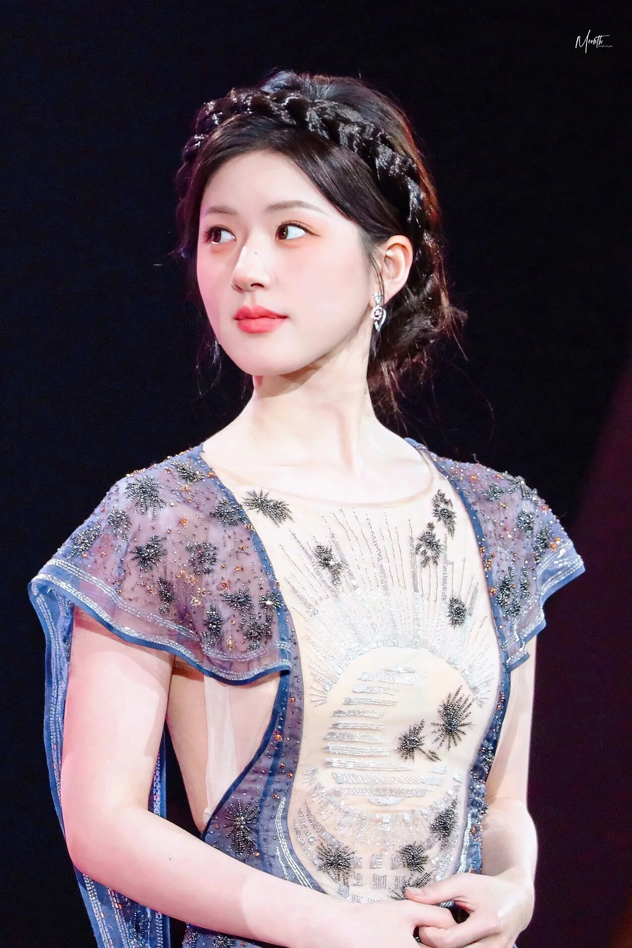 불가리 부채꼴 모자이크 장식 귀걸이 상세 이미지 3