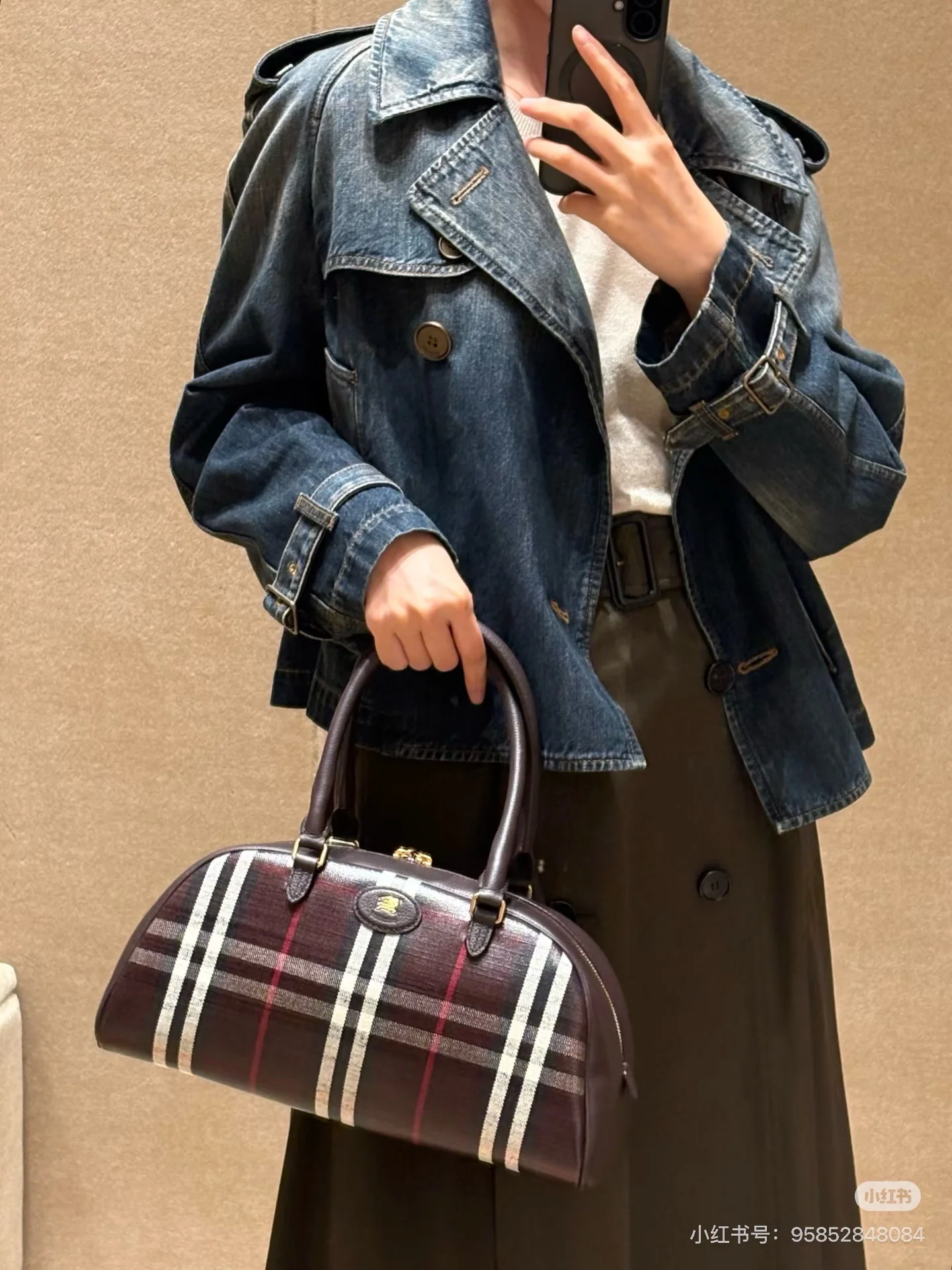버버리 데님 여성 자켓 178739