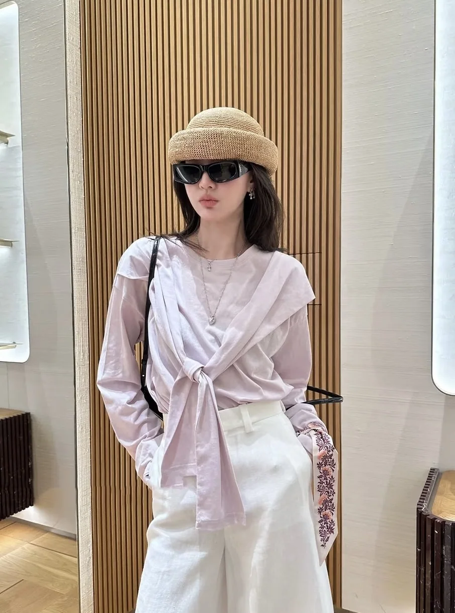 로로피아나 라피아 크로셰 베레모 모자 상세 이미지 2