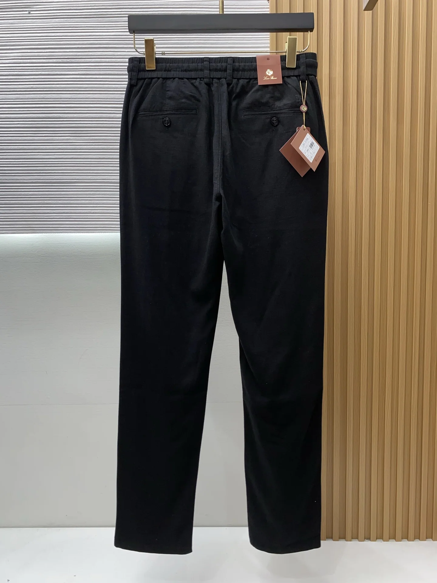 로로피아나 린넨 코튼 혼방 남성 바지 2026 SS 상세 이미지 6