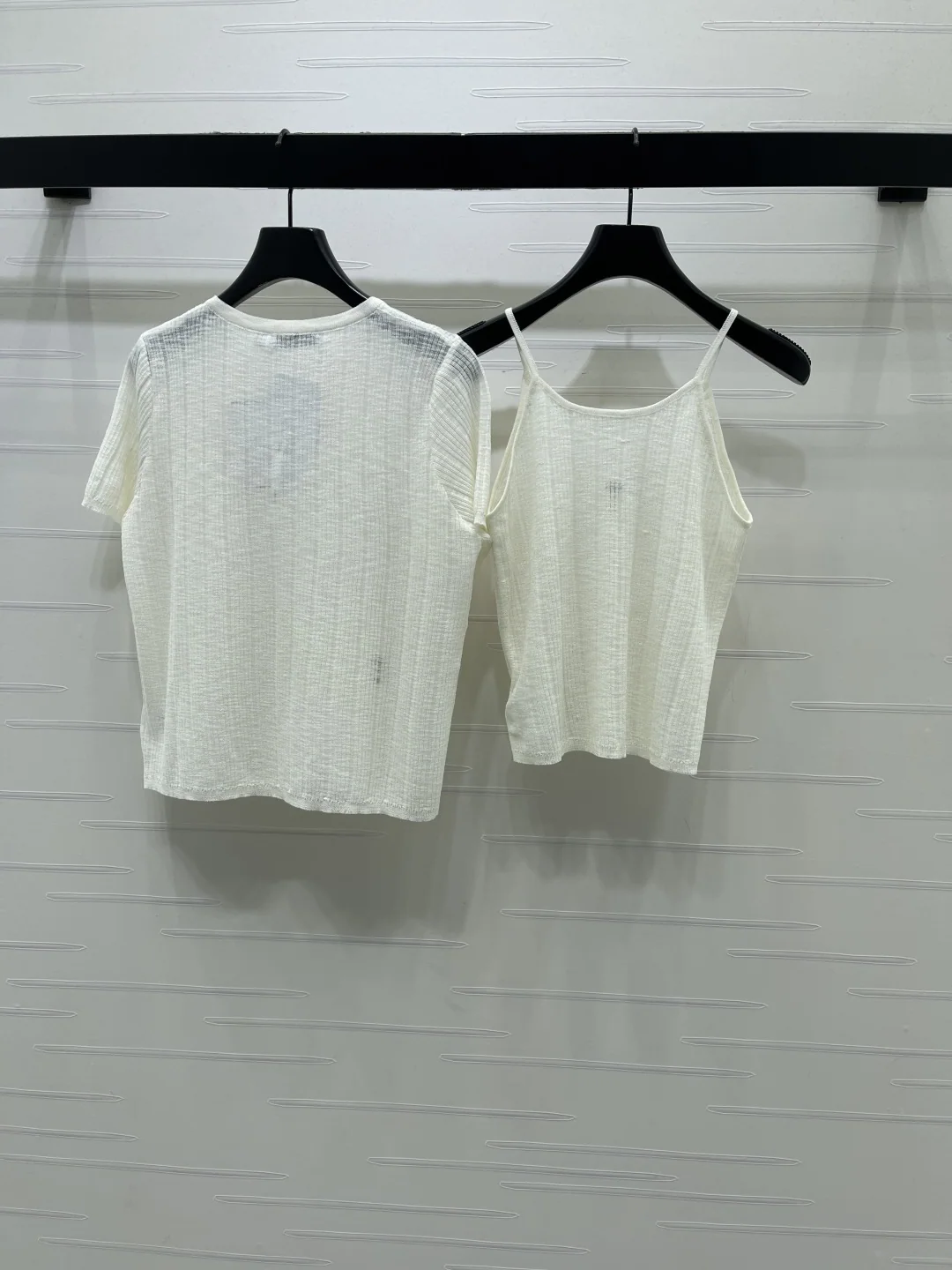 디올 여성 캐미솔 카디건 투피스 세트 반팔 상세 이미지 8