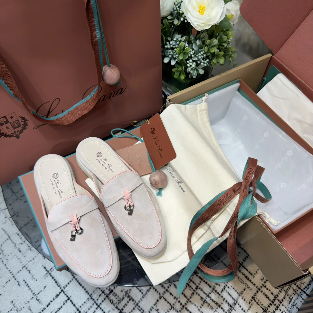 로로피아나 수제 슬리퍼 뮬 상세 이미지 1