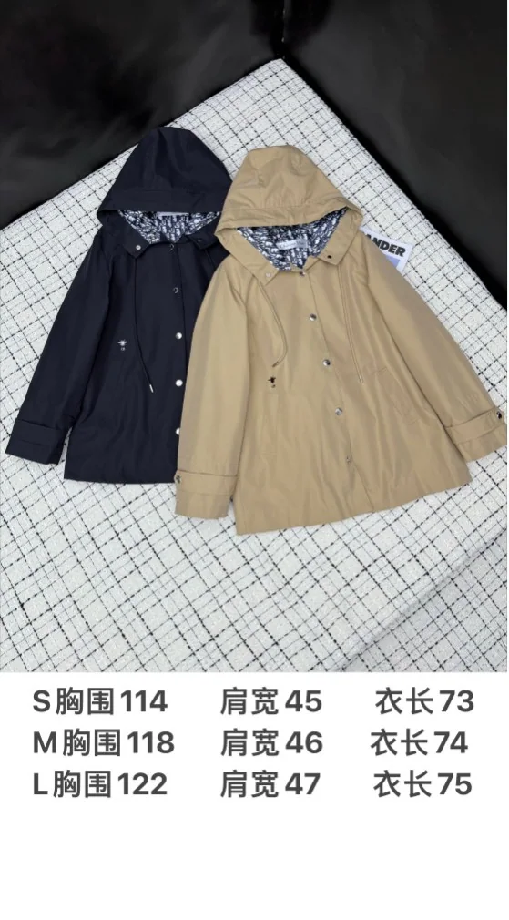 디올 벌 자수 중기장 여성 자켓 상세 이미지 2