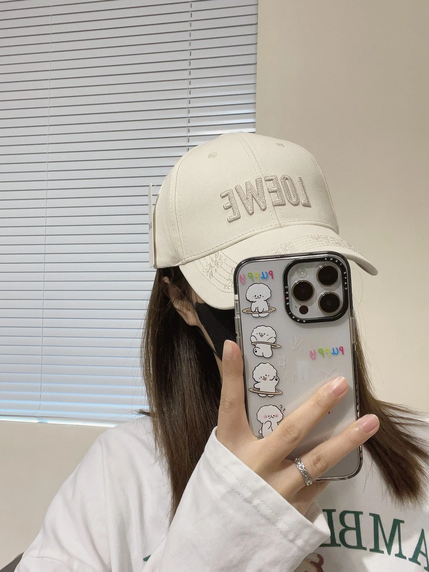 로에베 자수 로고 캡 상세 이미지 1