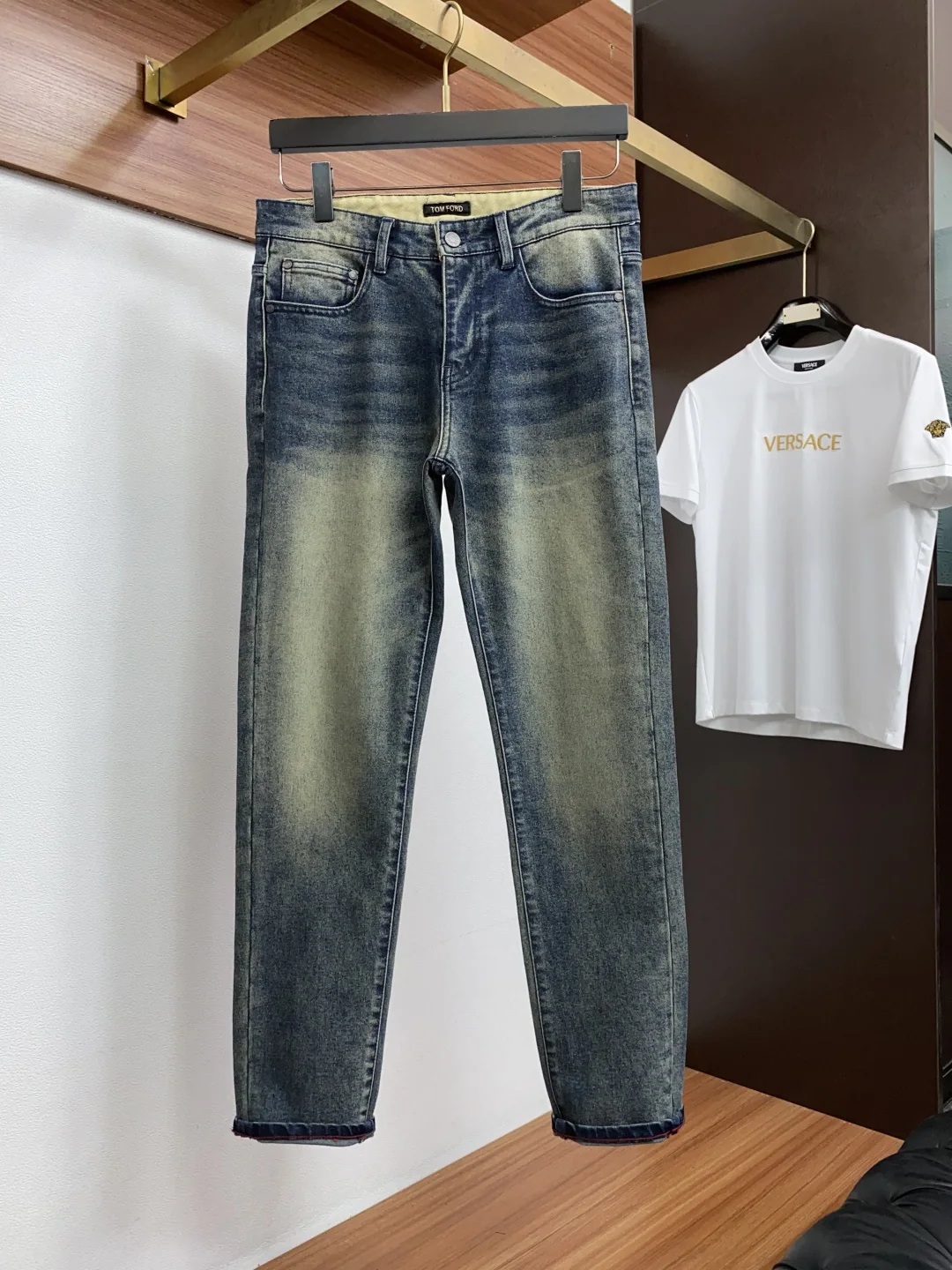 톰포드 슬림핏 스트레치 청바지 상세 이미지 2