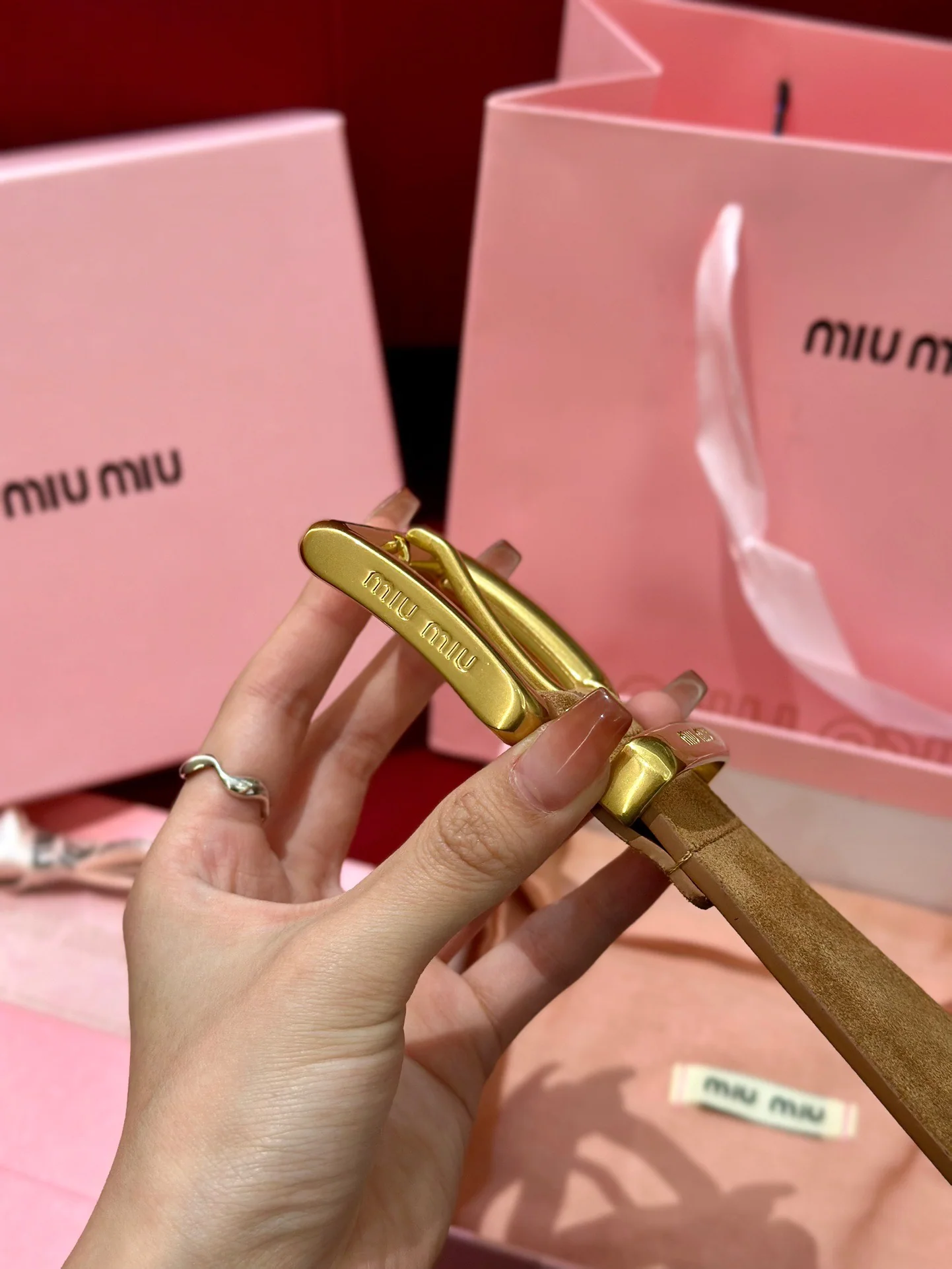 미우미우 벨트 57835 Miu Miu Belt 상세 이미지 4