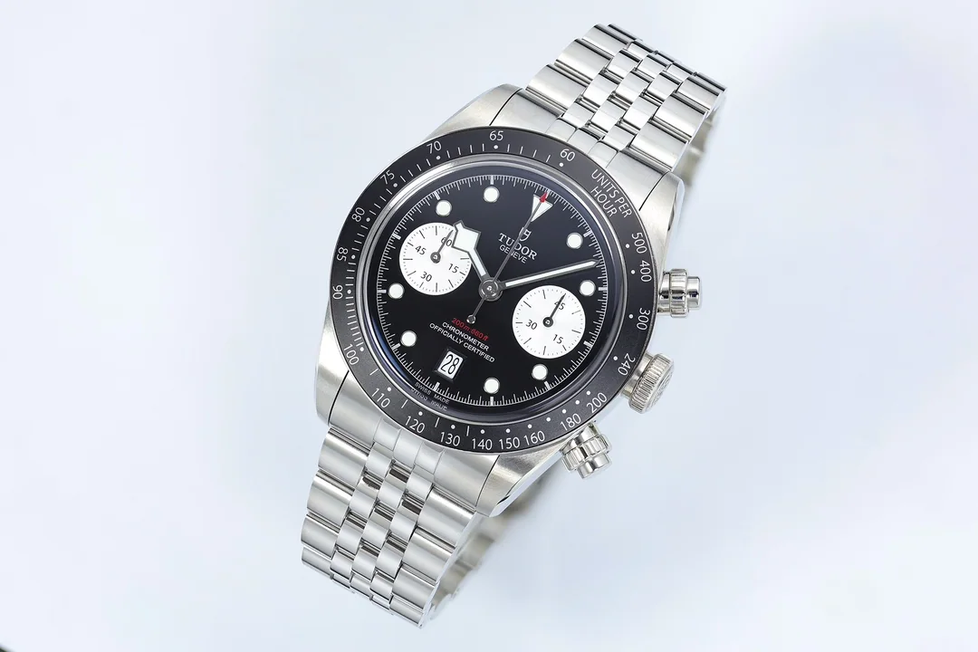 튜더 블랙베이 크로노그래프 타키미터 베젤 ZF 공장 남성 시계 레플리카 45591 Tudor 상세 이미지 3