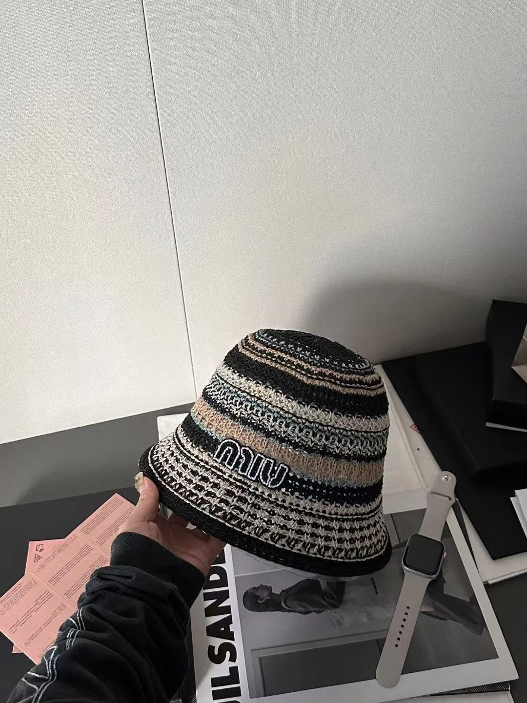 미우미우 모자 80950 Miu Miu Cap 상세 이미지 7