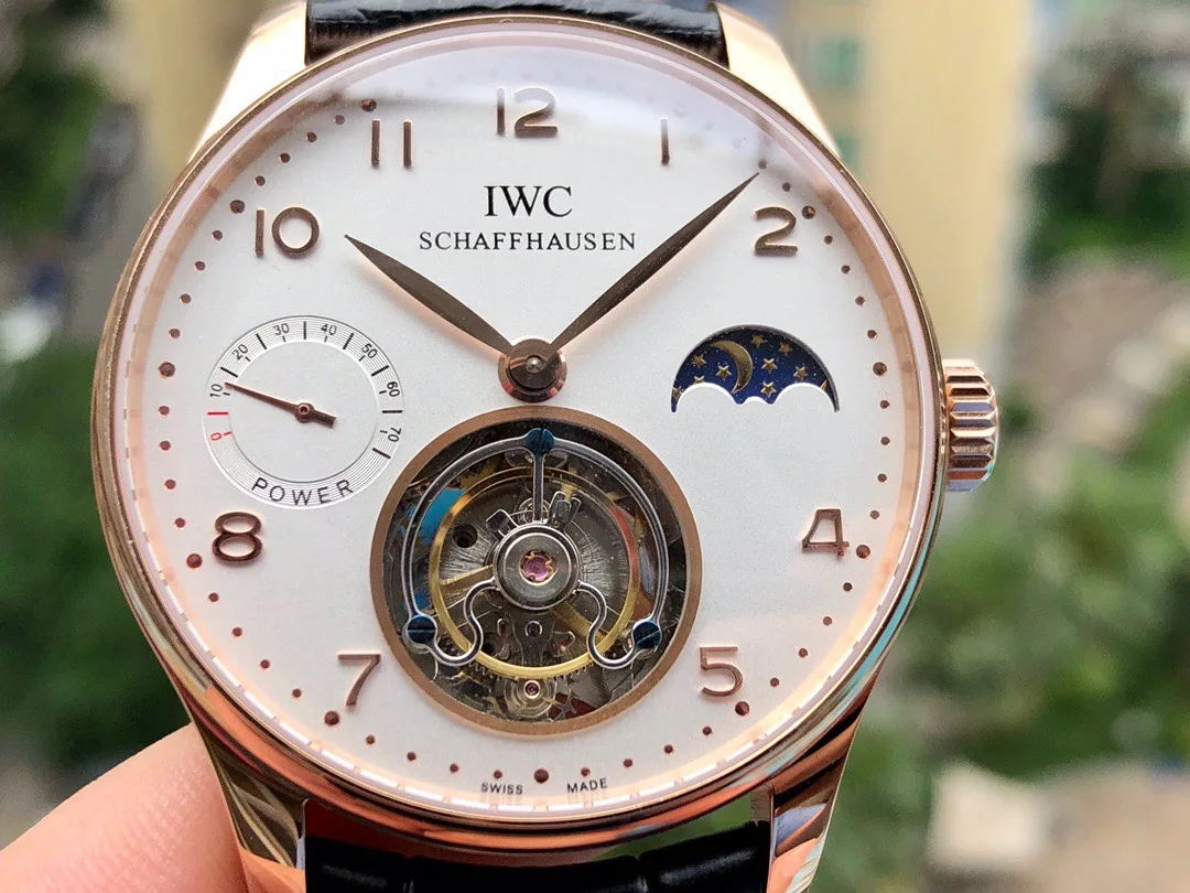 IWC 포르투기저 투르비용 문페이즈 파워리저브 시계 상세 이미지 7