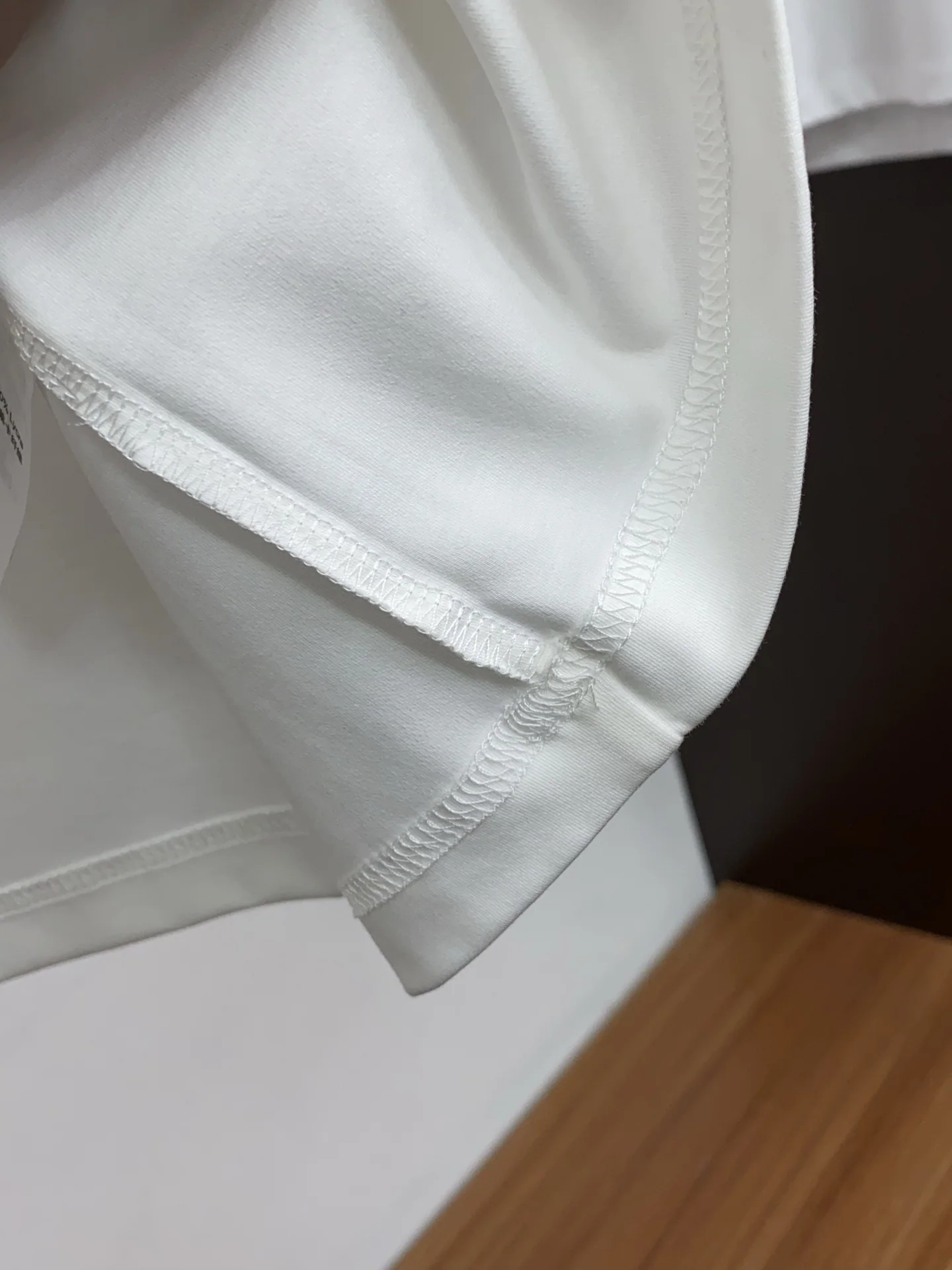에르메스 100 수 양면 머서라이즈드 코튼 남성 반팔 티셔츠 상세 이미지 6