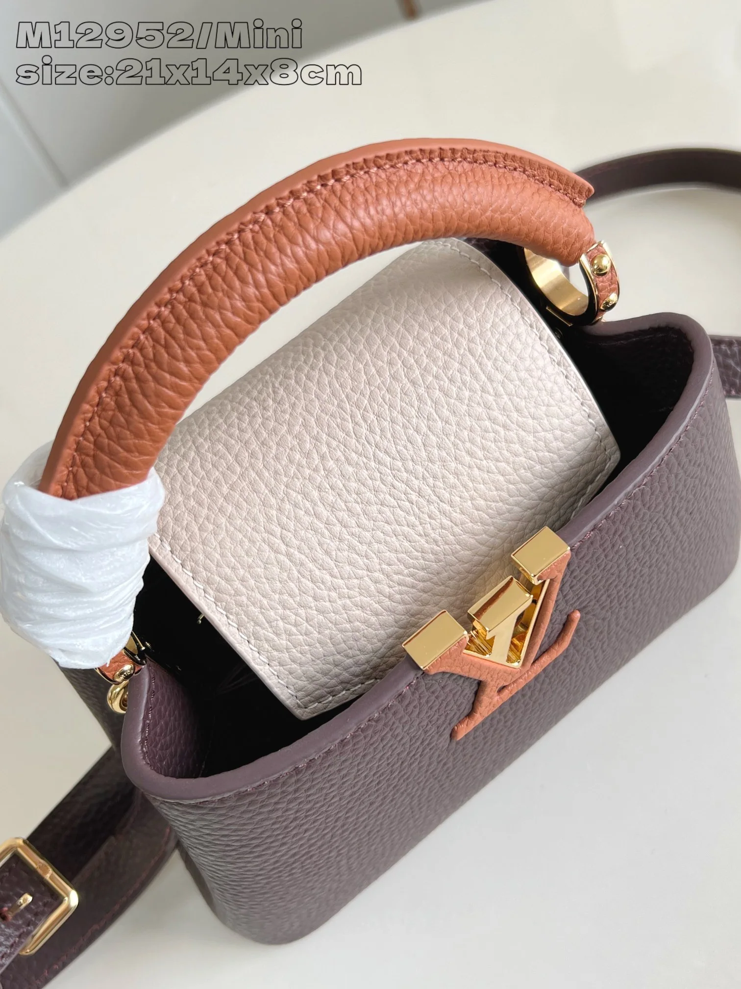 루이비통 카푸신 미니 브라운 가방 M12952 상세 이미지 6