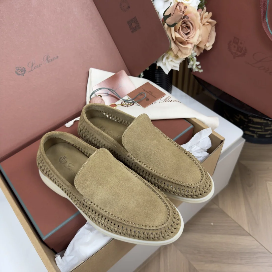 로로피아나 스웨이드 로퍼 156908