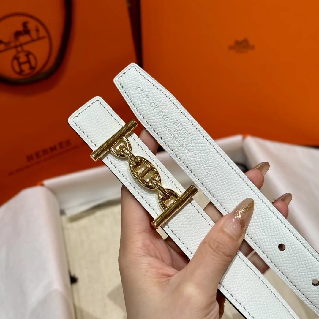에르메스 슬림 양면 벨트 175323