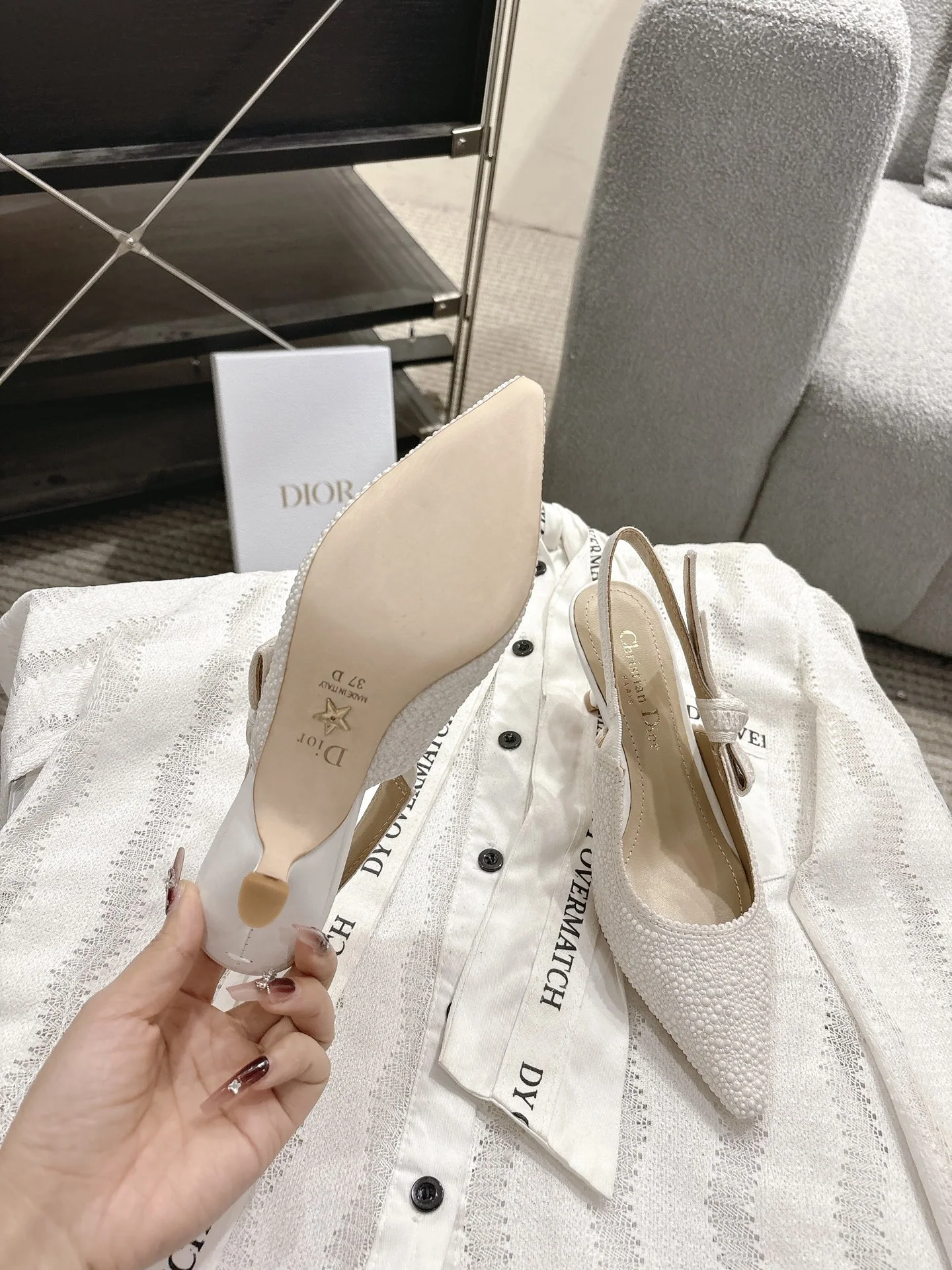 디올 리본 장식 키튼힐 상세 이미지 7