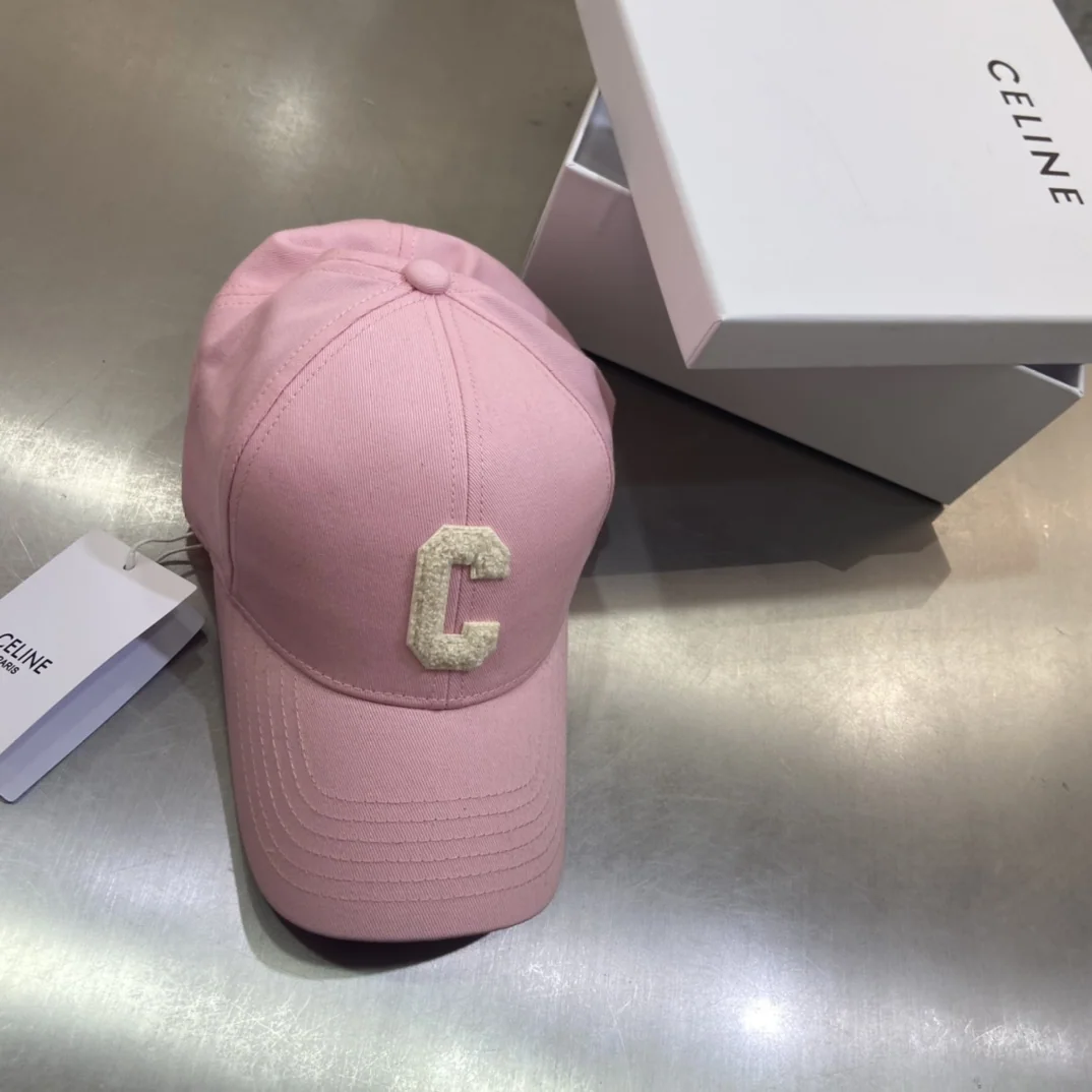 셀린느 C 로고 자수 베이스볼 캡 상세 이미지 1