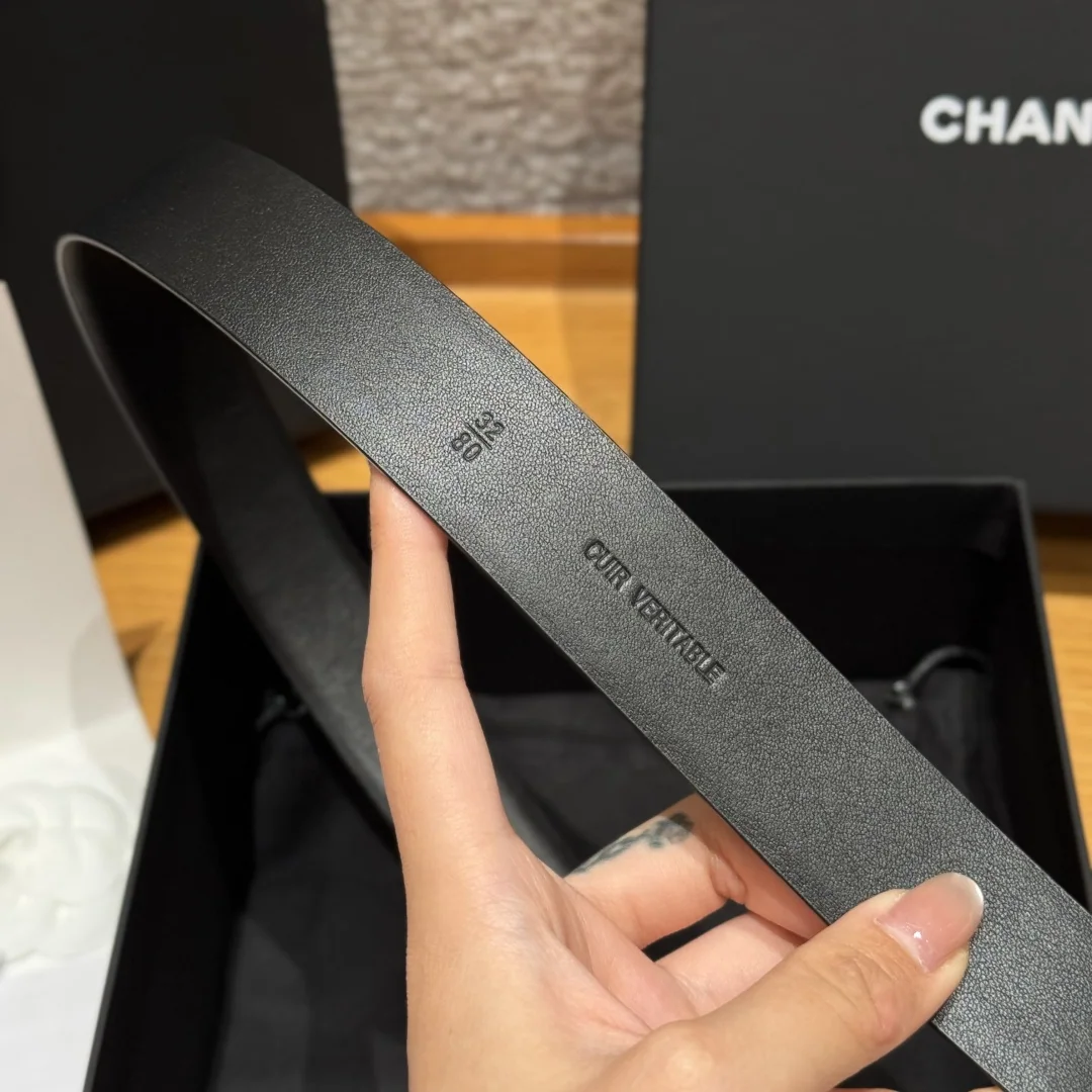 샤넬 카프스킨 양면 벨트 상세 이미지 9