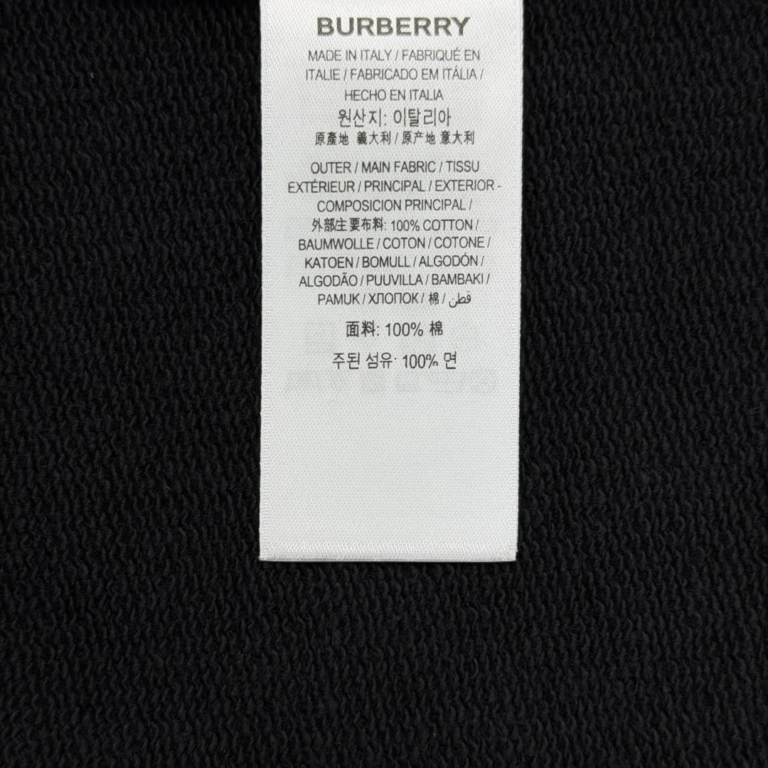 버버리 로고 프린트 오버핏 긴팔 후드티 상세 이미지 9