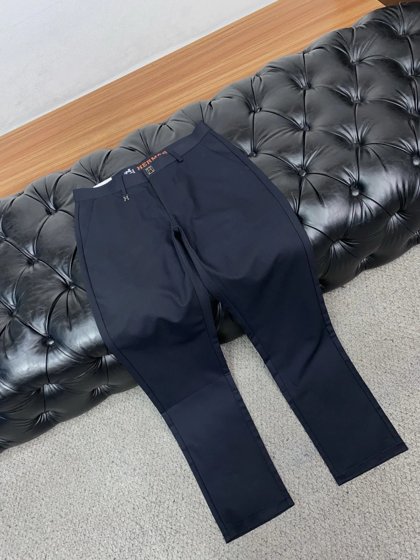에르메스 남성 데님 워시 가공 바지 상세 이미지 6