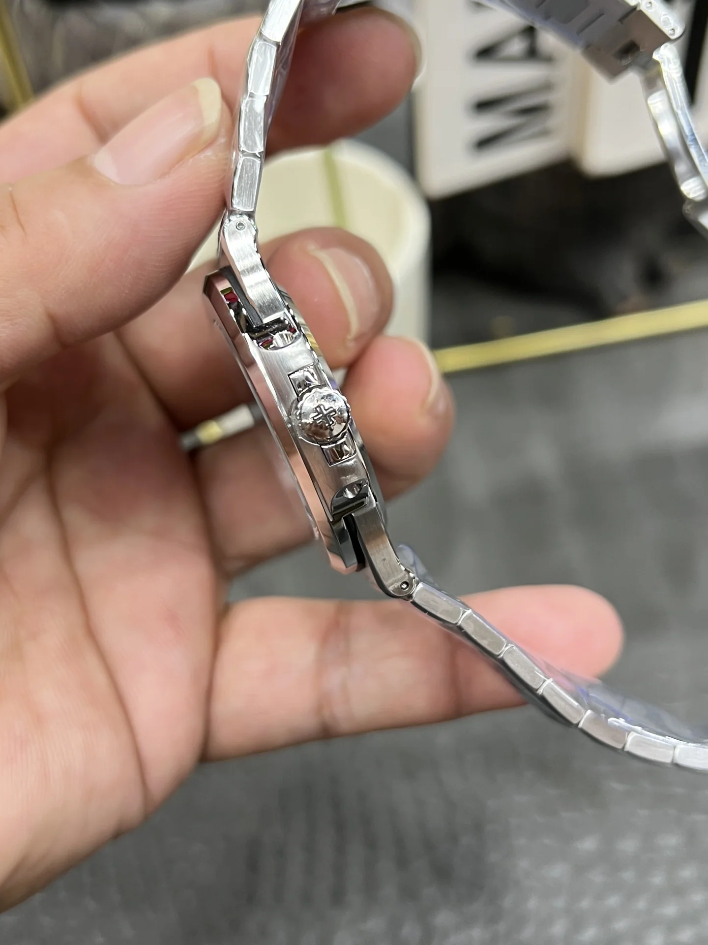 파텍필립 노틸러스 5711 다이아 자동 레플리카 43969 Patek Philippe 상세 이미지 7