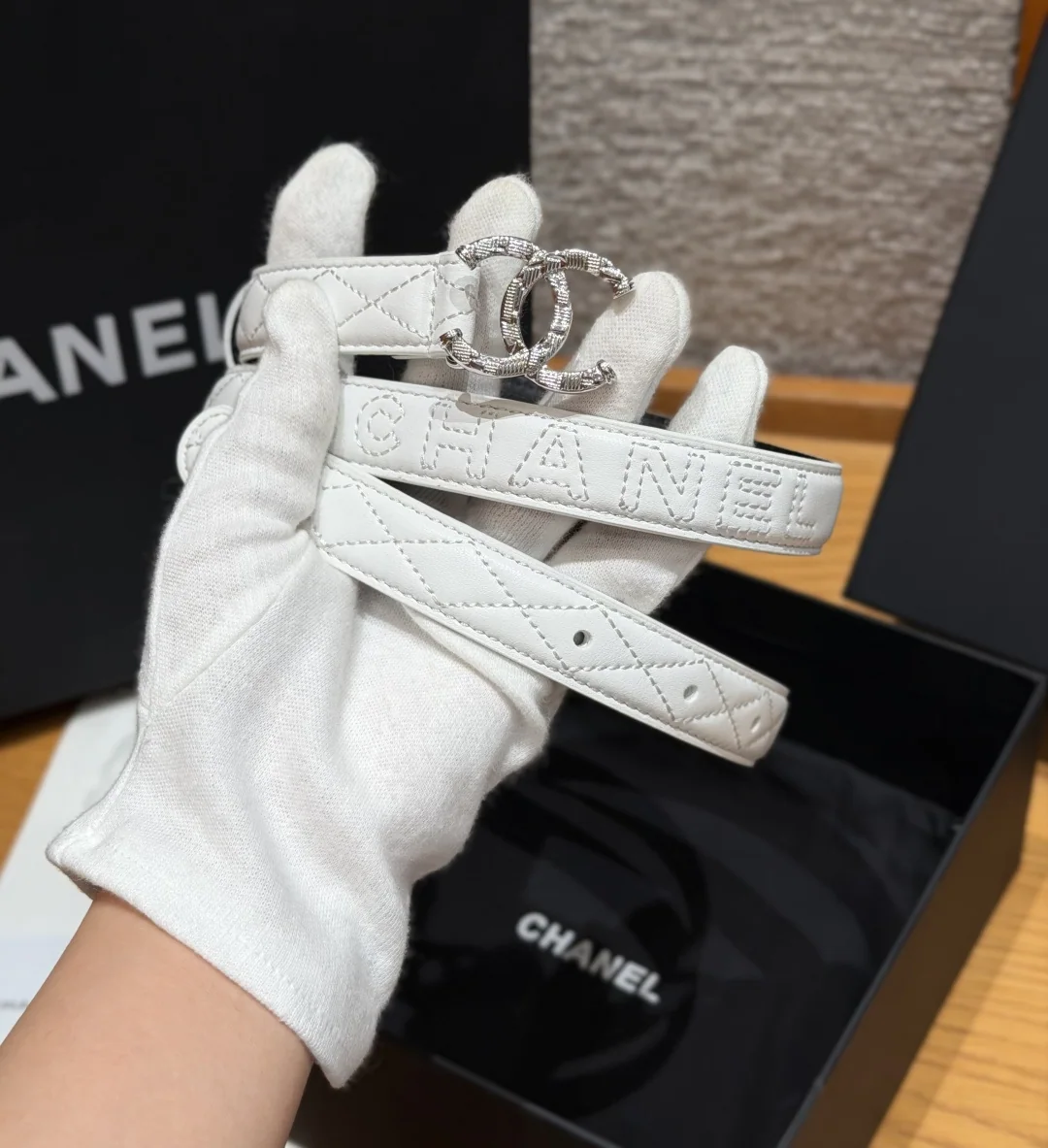 샤넬 퀼팅 램스킨 20mm 벨트 상세 이미지 2