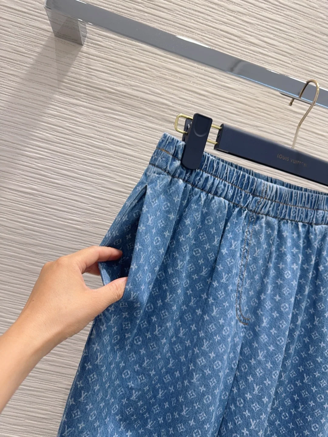 루이비통 여성 데님 바지 상세 이미지 3
