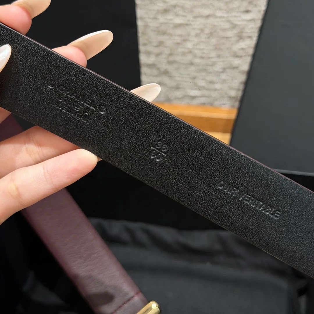 샤넬 레더 벨트 30mm 상세 이미지 7