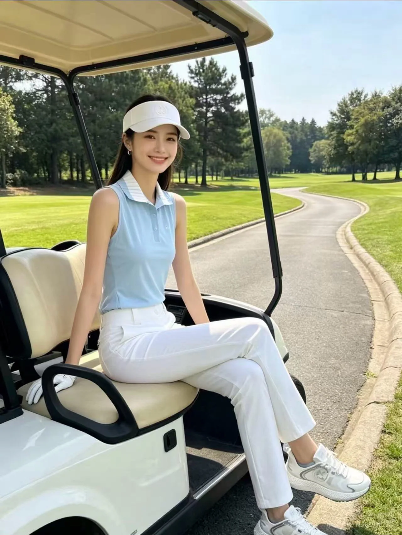 지포어 여성 골프 카라 티셔츠 상세 이미지 7