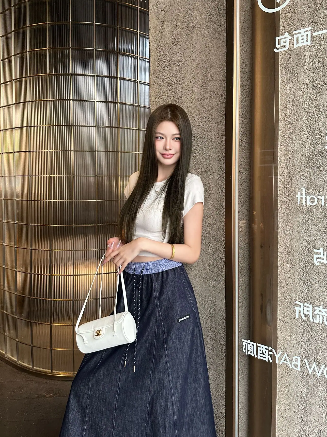 미우미우 여성 스커트 상세 이미지 3