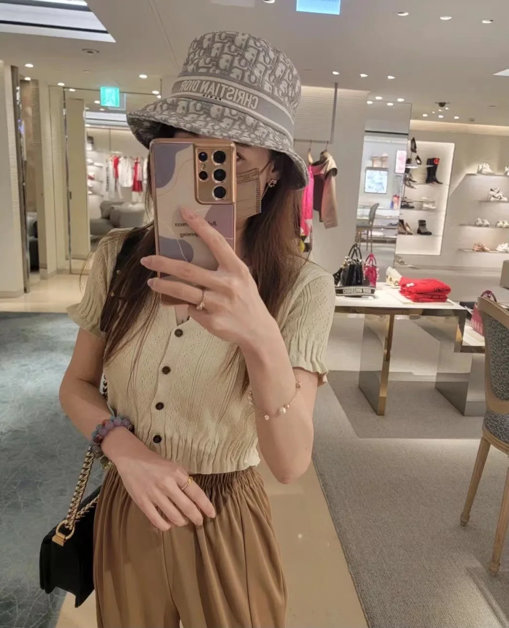 디올 버킷 햇 모자 상세 이미지 8
