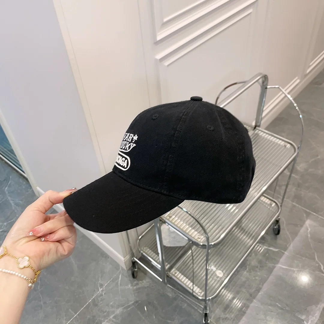 발렌시아가 워시드 면 베이스볼캡 상세 이미지 5