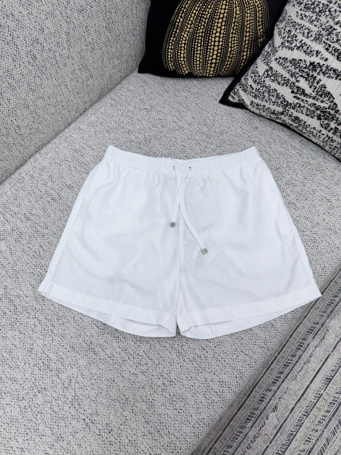 디올 오블리크 프린트 코튼 실크 남성 반바지 26 SS 상세 이미지 3