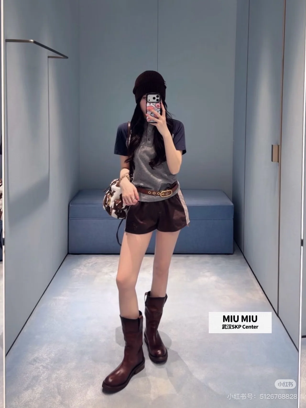 미우미우 편지 자수 반팔 티셔츠 26 SS 상세 이미지 4