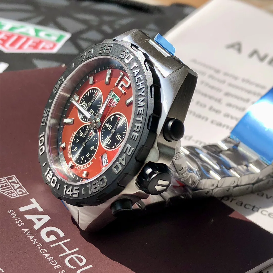 태그호이어 포뮬러 1 크로노그래프 쿼츠 남성 시계 레플리카 45508 TAG Heuer 상세 이미지 4