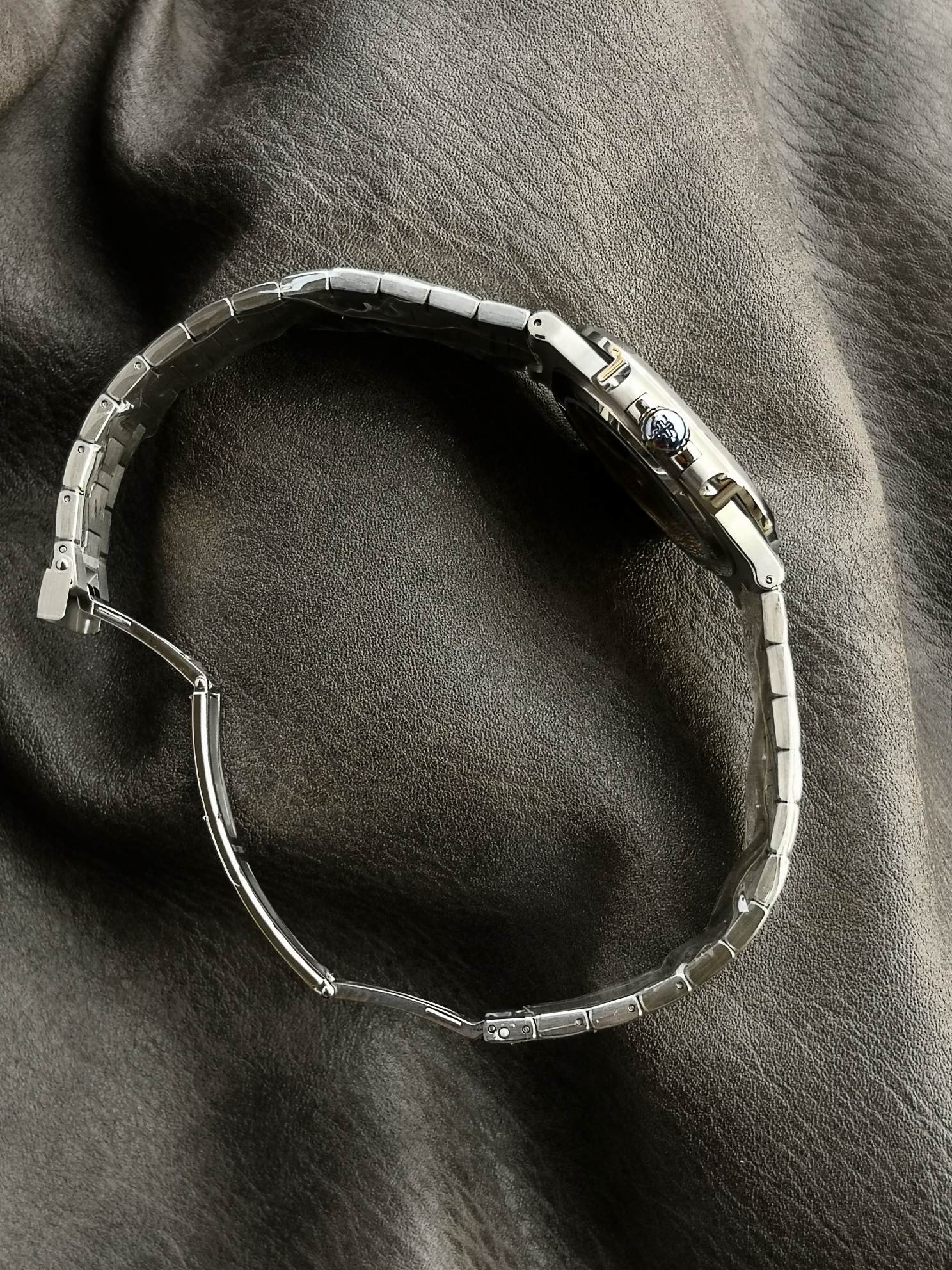파텍필립 노틸러스 5711 자동 블루 다이얼 스틸 3 K 공장 레플리카 44044 Patek Philippe 상세 이미지 7