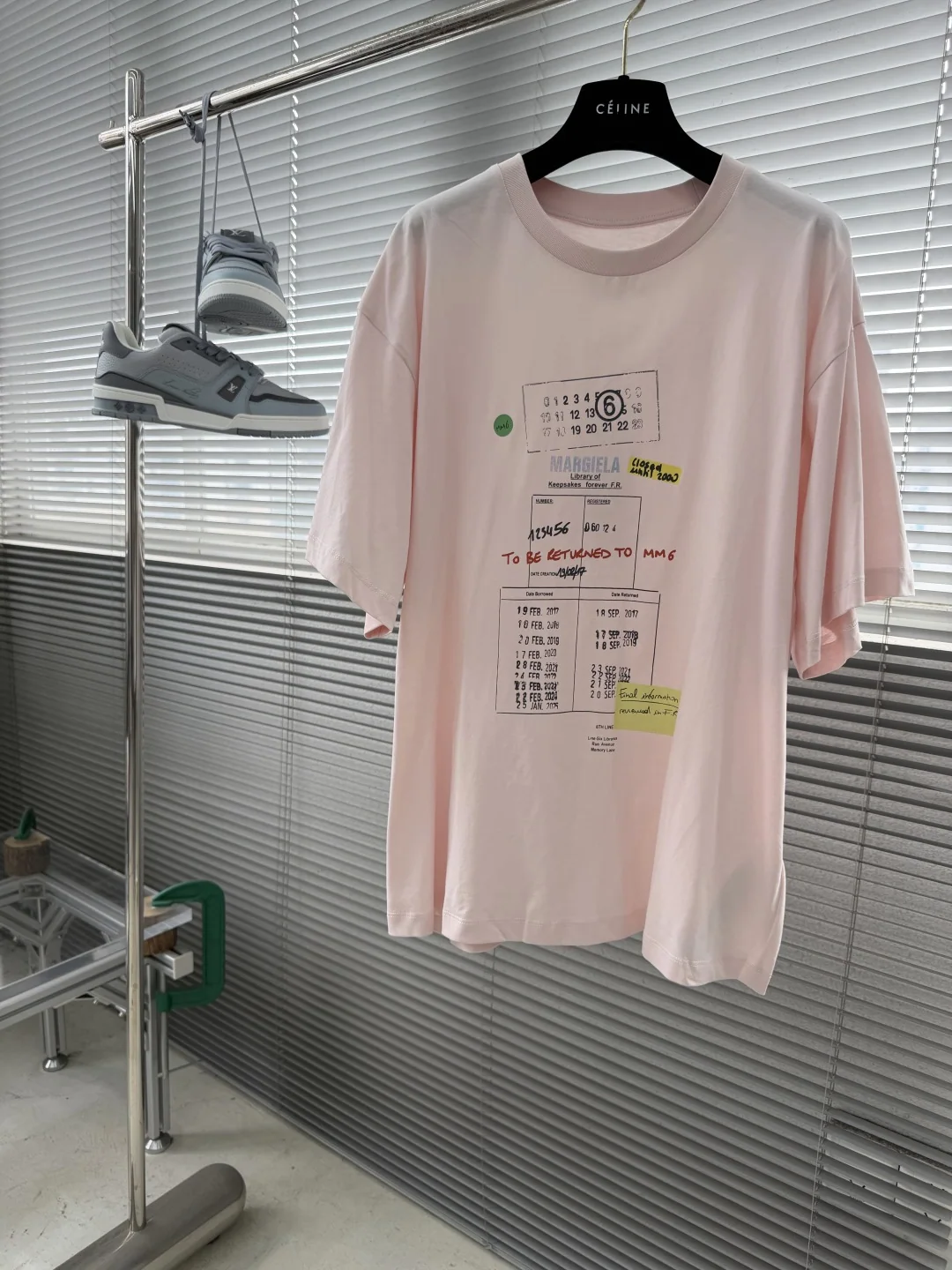 마르지엘라 프린트 크루넥 반팔 티셔츠 2026 SS 상세 이미지 1