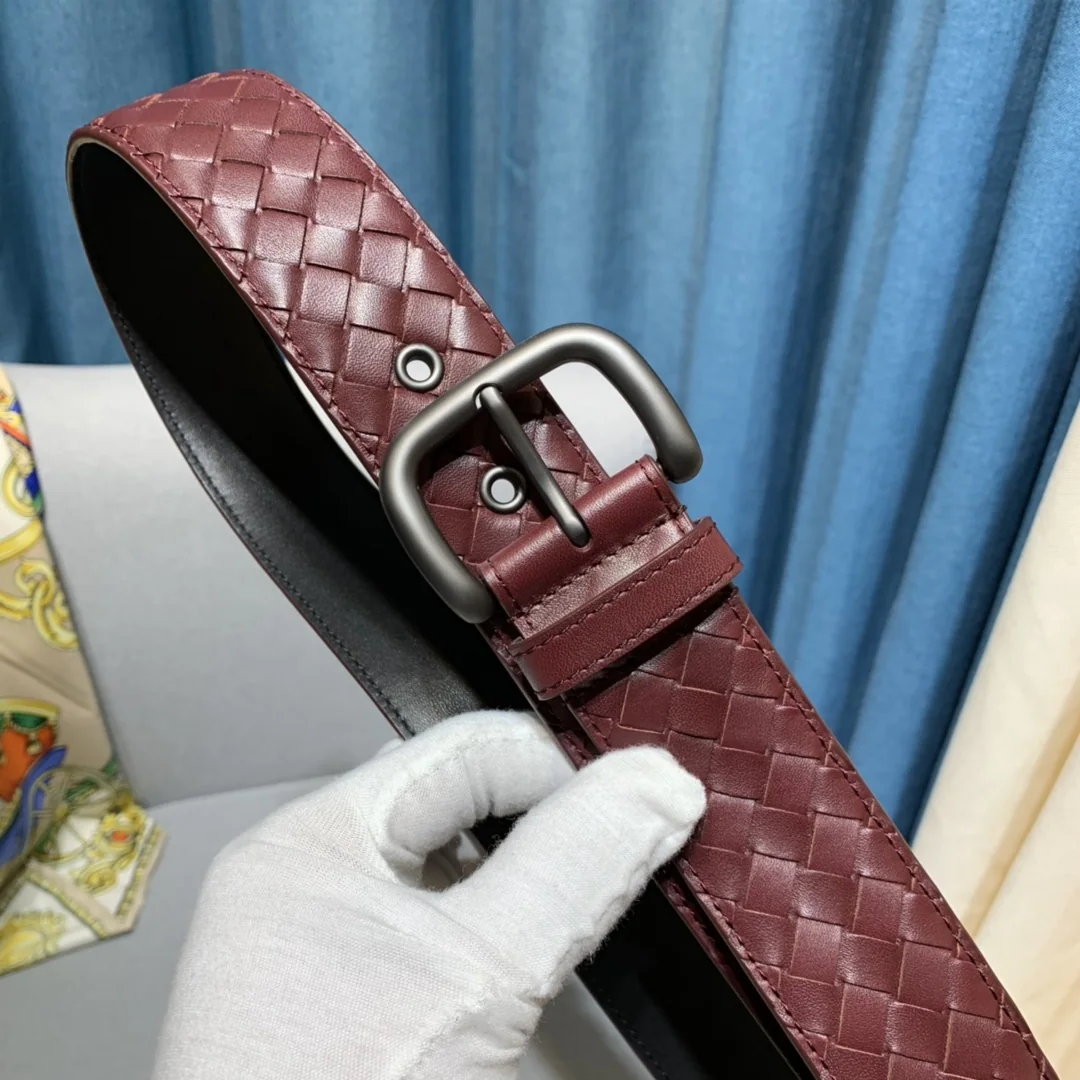보테가베네타 BV 수공예 이탈리아산 송아지가죽 벨트 상세 이미지 2