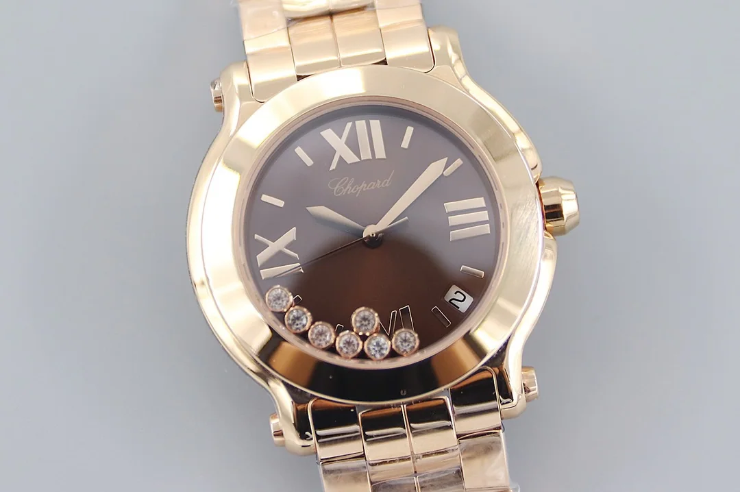 쇼파드 해피 스포츠 스틸 브레이슬릿 YF 공장 오토매틱 여성 시계 레플리카 45057 Chopard 상세 이미지 2