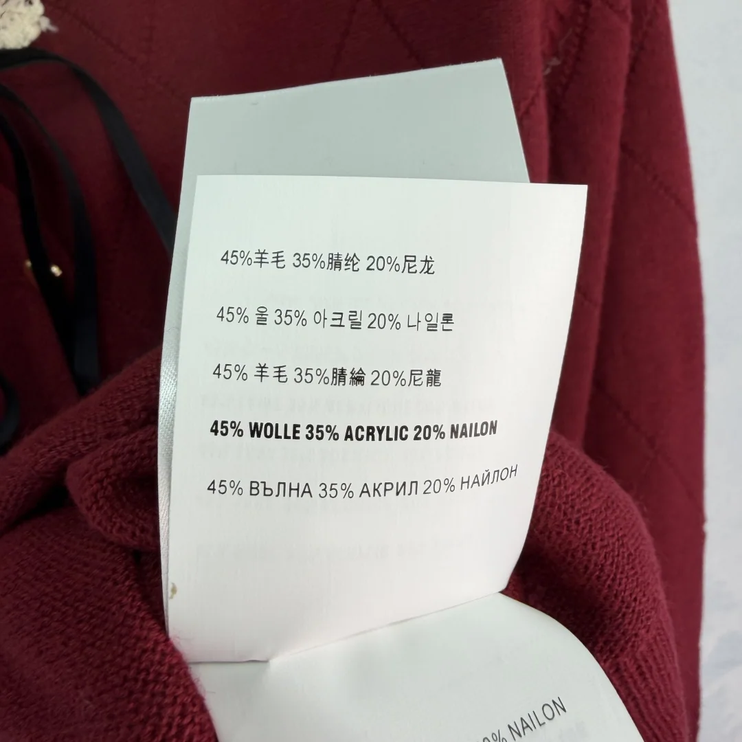 미우미우 보우 타이 레이스 니트 가디건 상세 이미지 9