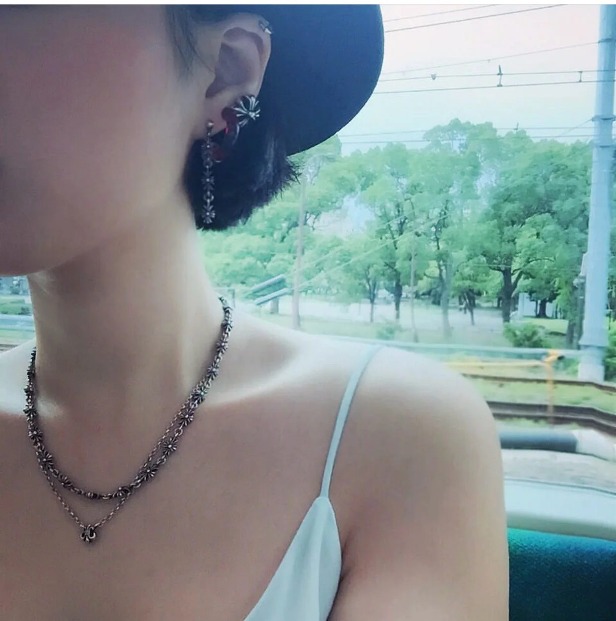 크롬하츠 스카우트 플라워 롤 체인 목걸이 상세 이미지 8