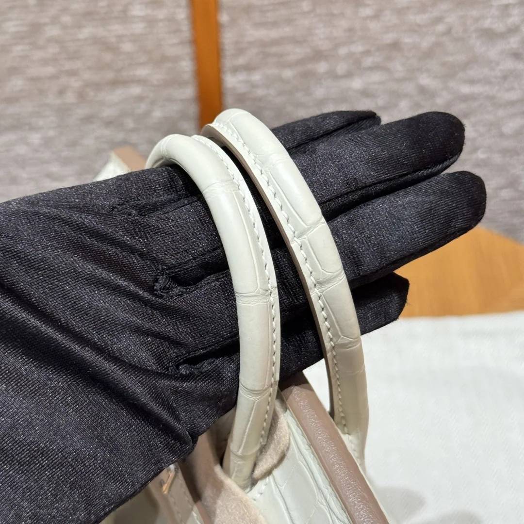 에르메스 버킨 20 cm 매트 악어 가죽 가방 상세 이미지 9
