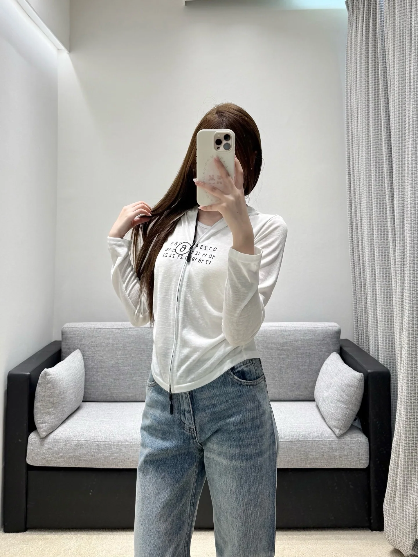 마르지엘라 후드 숏 가디건 상세 이미지 9
