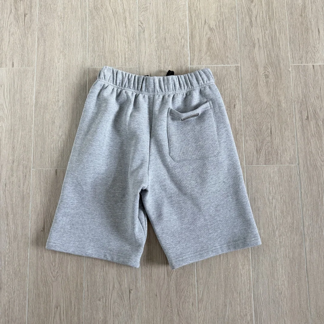 크롬하츠 그레이 램스킨 크로스 장식 남성 반바지 상세 이미지 3