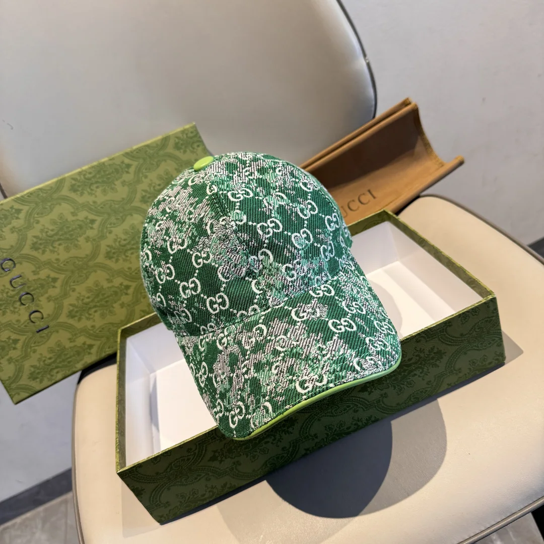 구찌 더블 G 데님 자카드 베이스볼캡 상세 이미지 1