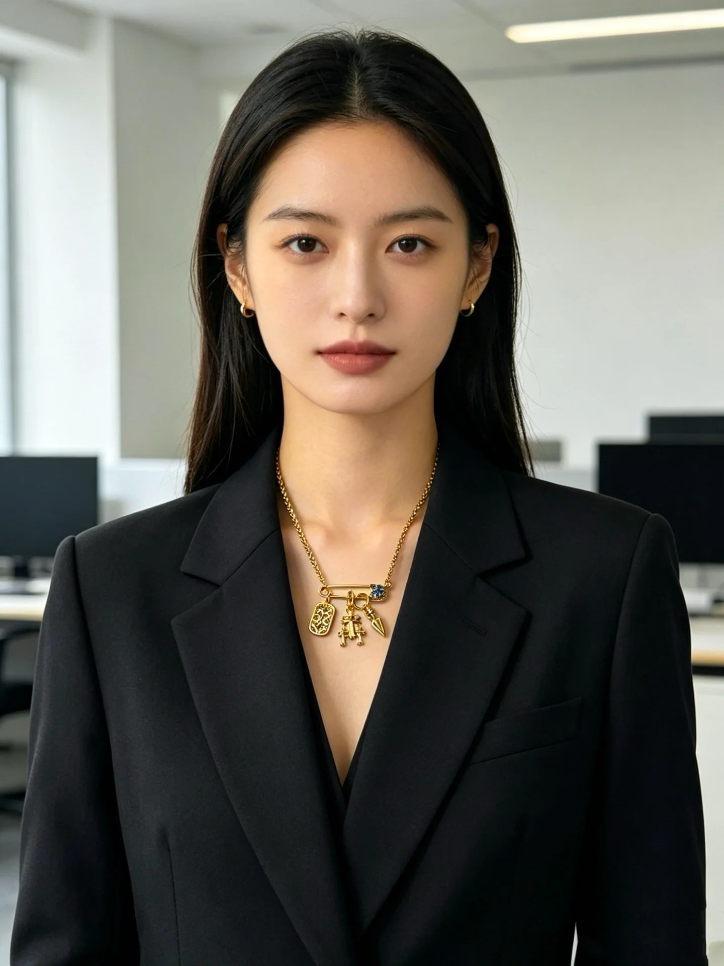 크롬하츠 복고풍 십자가 목걸이 상세 이미지 9